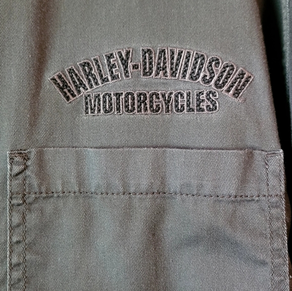 NWOT Harley Davidson Button Down Short Sleeve - Picture 3 of 5
